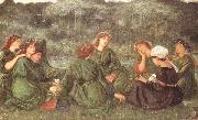 Green Summer (mk46) Sir Edward Coley Burne-jones,Bart.,ARA,RWS